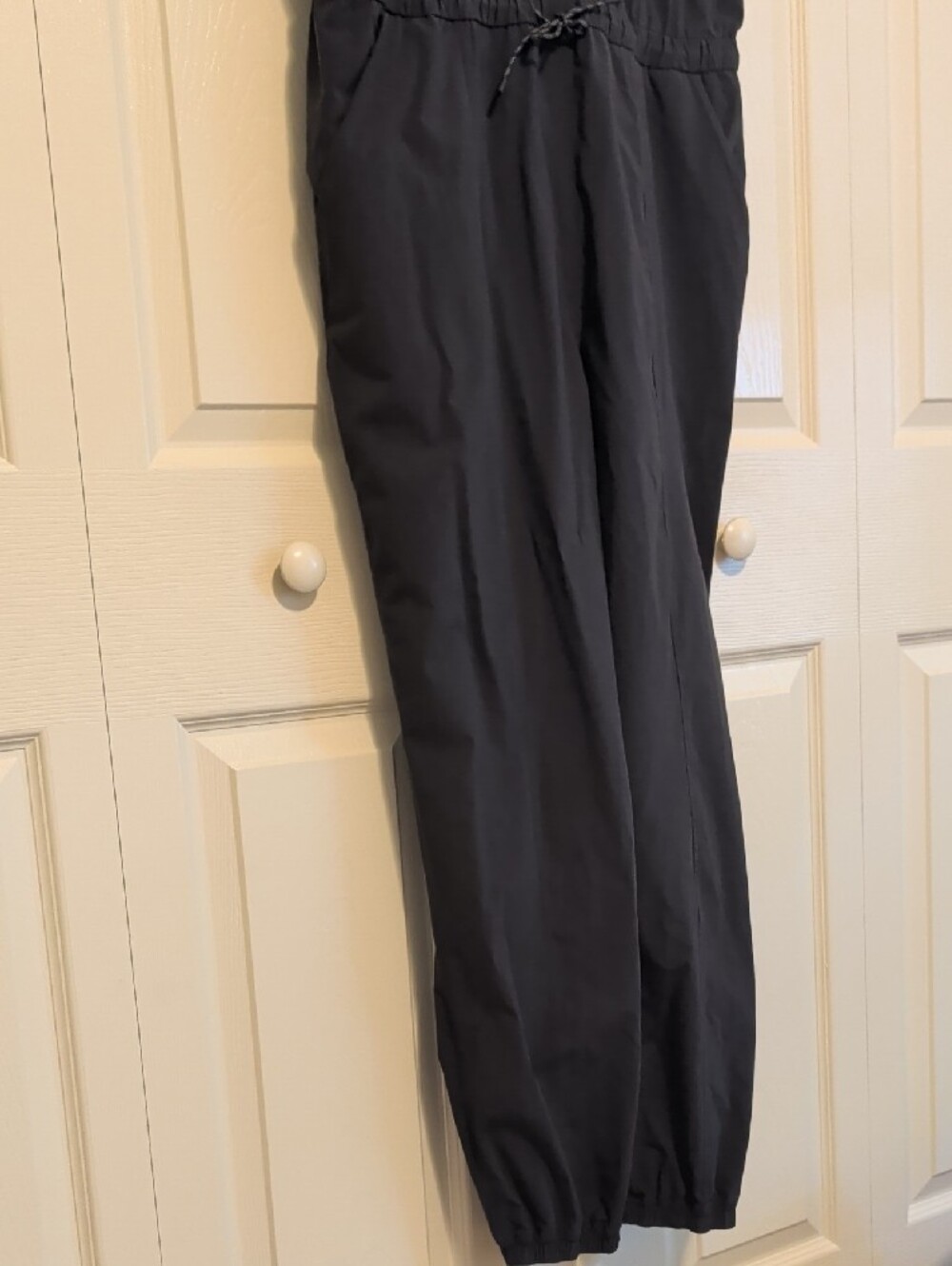 lululemon athletica Back In Time Black Sleeveless Zip-Front Utility Jumpsuit - Picture 5 of 10